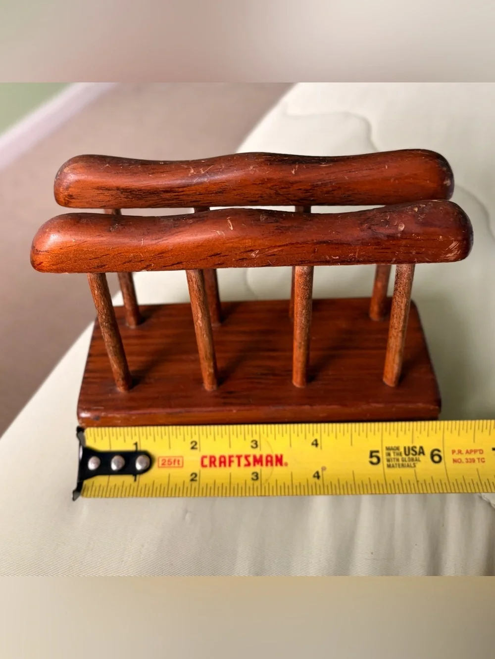 Vintage Wooden Rustic Kitchen Napkin Holder Cottagecore Accent